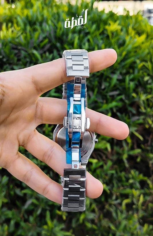 Zara Basic Steel - Deep Blue Dial