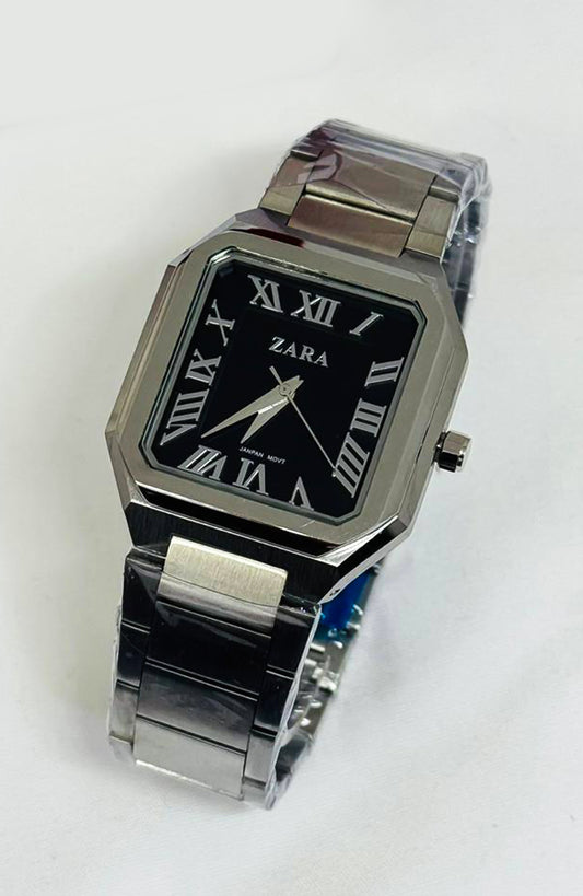Zara Swiss Square - Black Dial