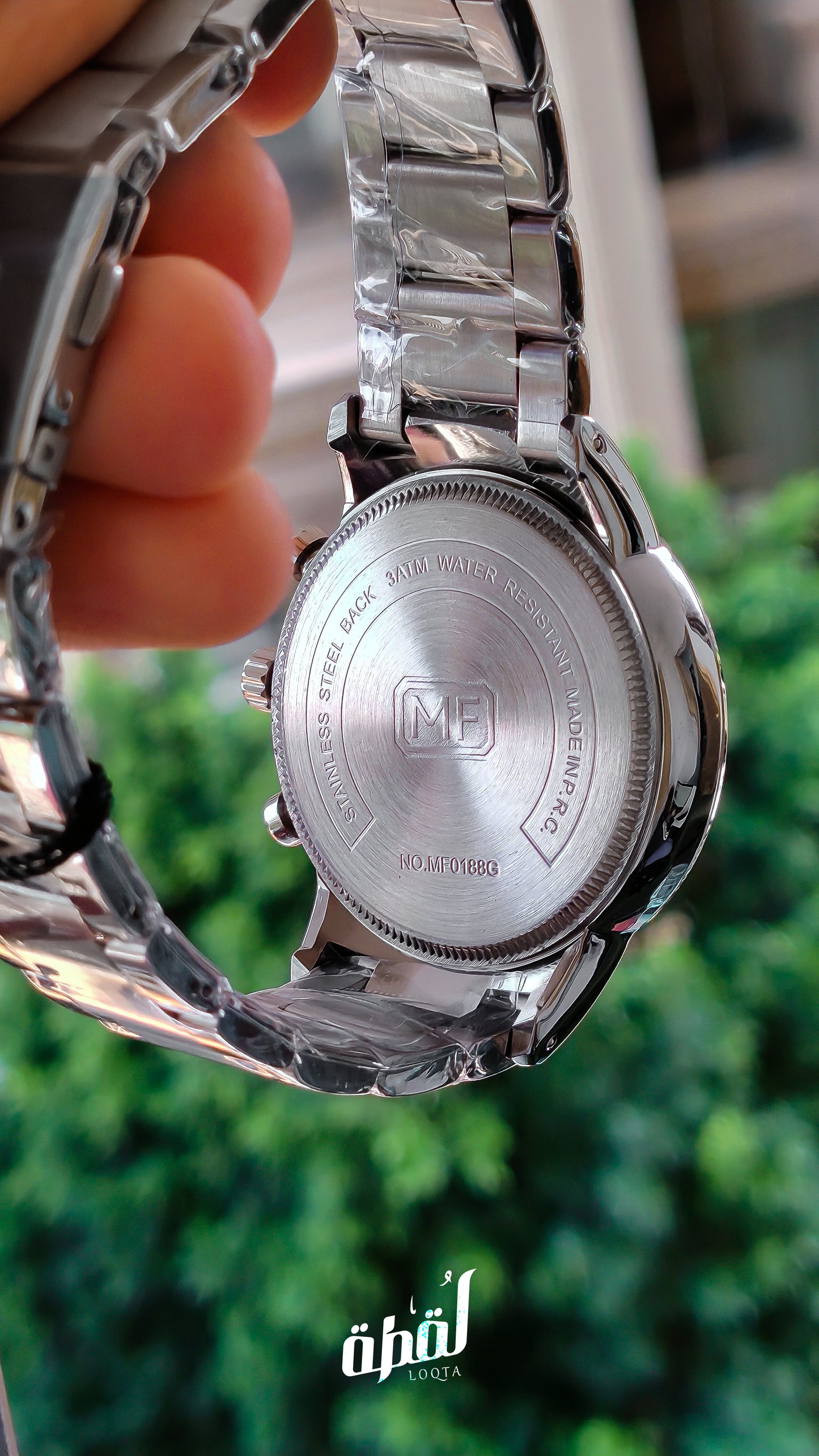 Mini Focus Silver Chronograph - White Dial