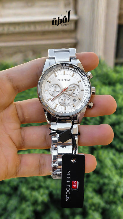 Mini Focus New Chronograph - White Dial