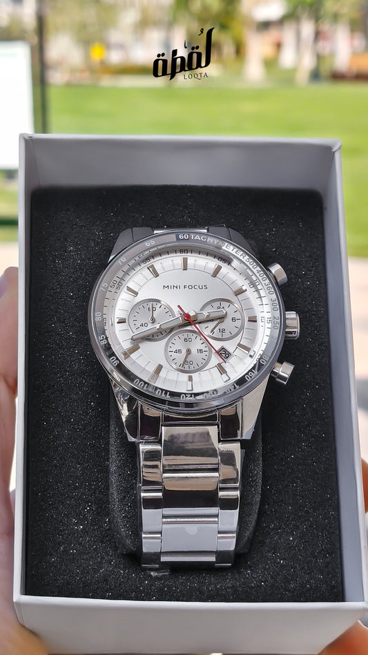 Mini Focus New Chronograph - White Dial