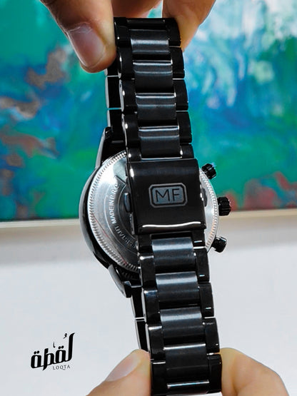 Mini Focus Black Chronograph - Black Dial