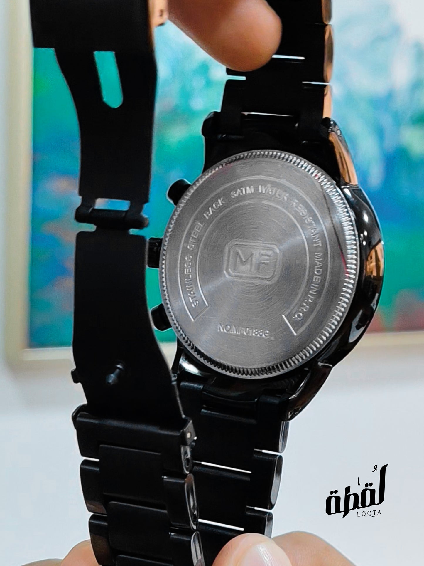 Mini Focus Black Chronograph - Black Dial