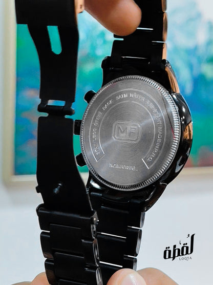 Mini Focus Black Chronograph - Black Dial