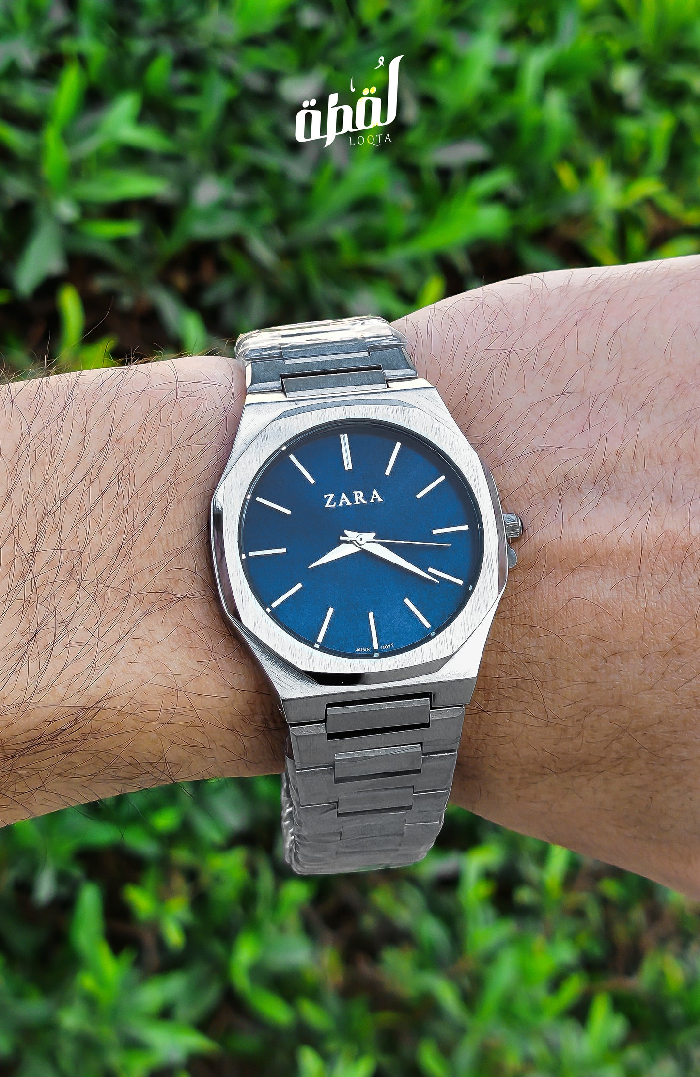 Zara Basic Steel - Deep Blue Dial