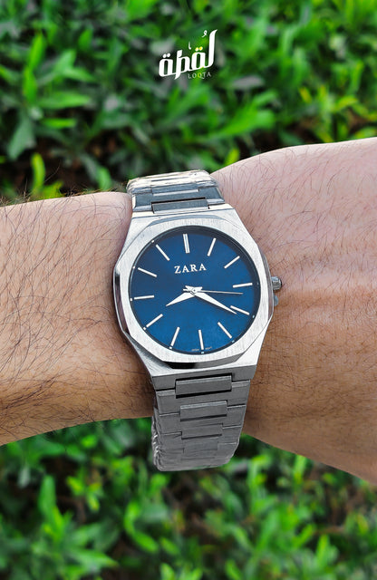 Zara Basic Steel - Deep Blue Dial
