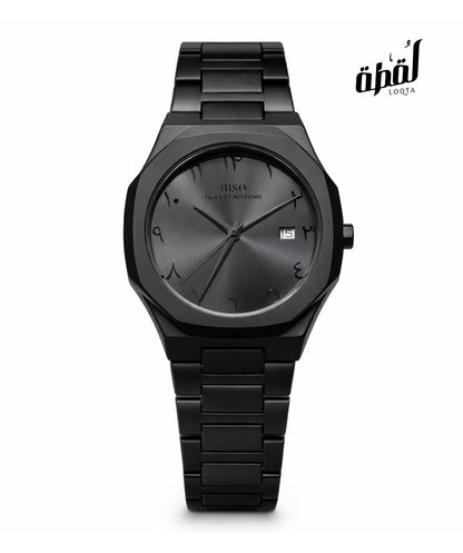 Ibso Full Black Metal - Arabic Number