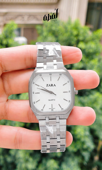 Zara Basic Square - White Dial