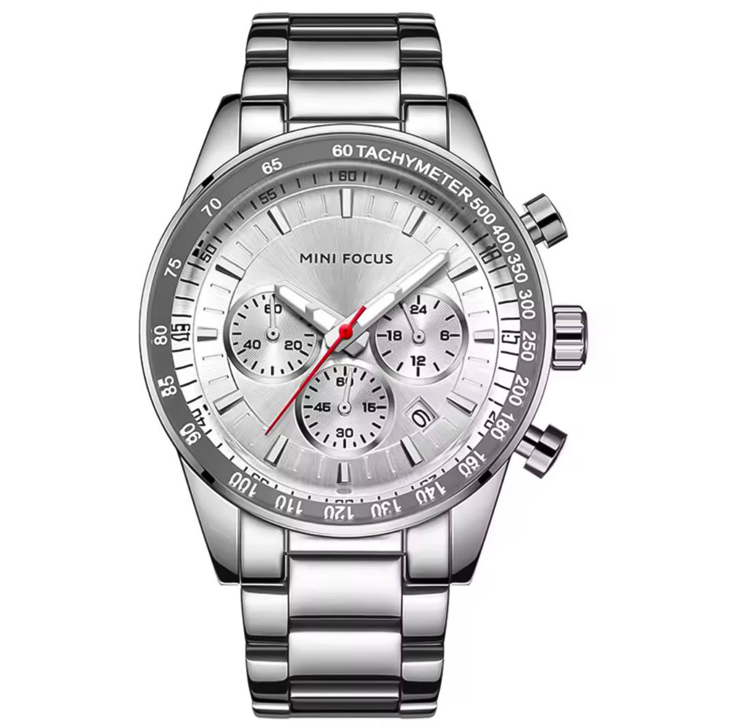 Mini Focus New Chronograph - White Dial