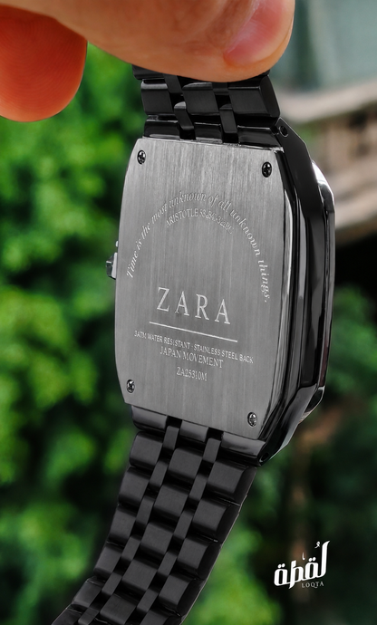 Zara Full Black Square